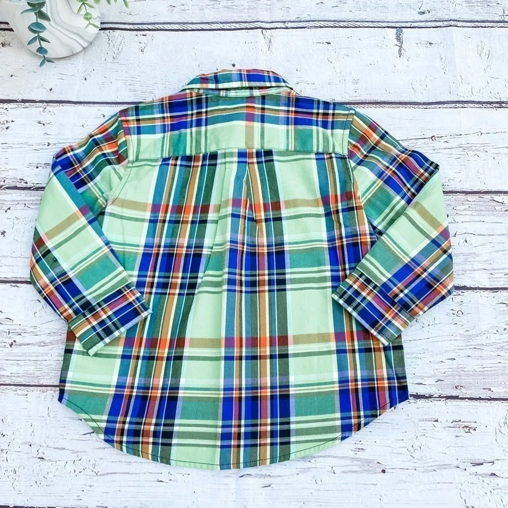 Ralph Lauren Plaid Long Sleeve Button Down
